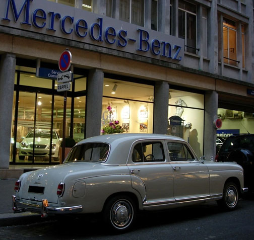 1958 Type W180 220S MercedesBenz Ponton sedan www