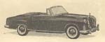 Mercedes-Benz Ponton 6 cylinder cabriolet