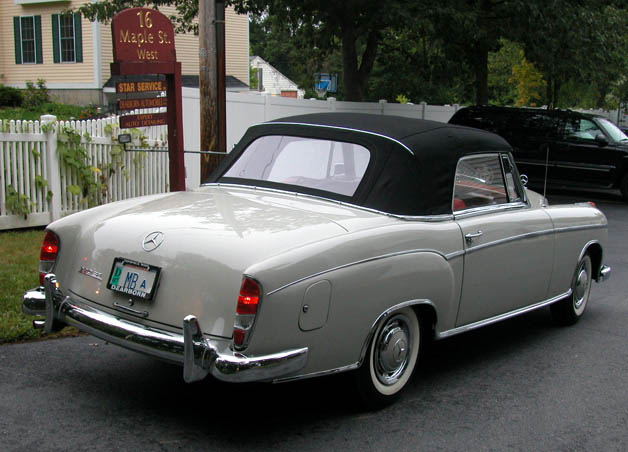 The Type W128 220SE MercedesBenz Cabriolet is a fuelinjected version of 