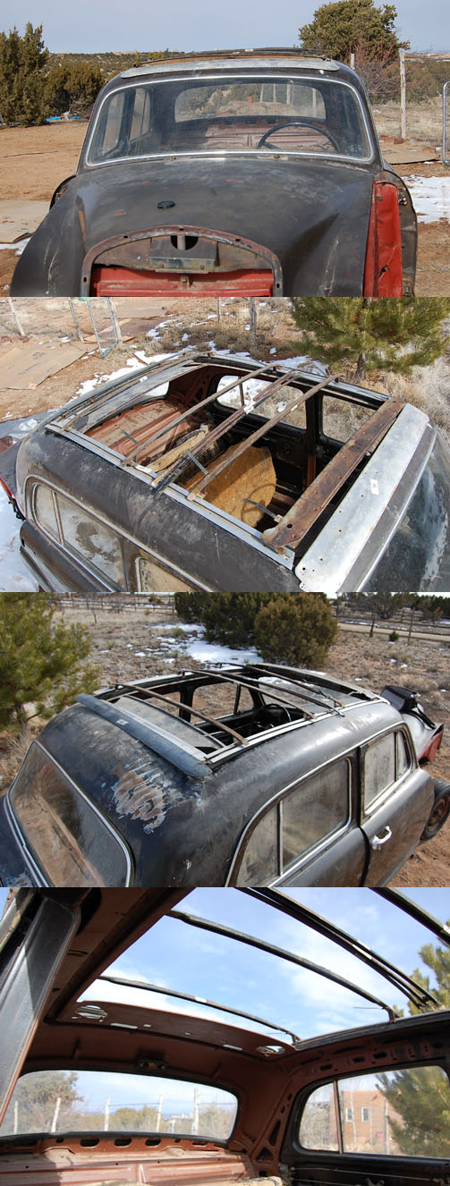 Webasto sliding roof from a mid1950s MercedesBenz Type 220S Ponton sedan