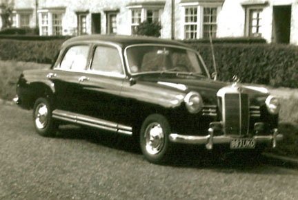 1956 MercedesBenz Type 180 Ponton sedan