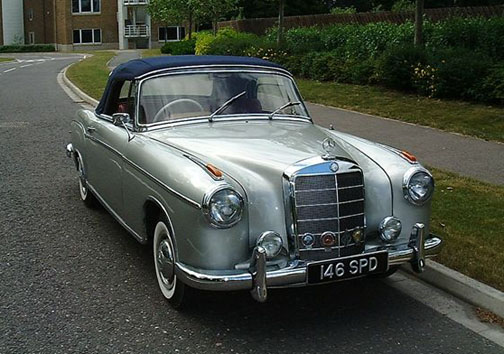 1958 MercedesBenz Type 220S Ponton cabriolet owned by Barrie Taylor 1958 MercedesBenz Type 220S Ponton cabriolet owned by Barrie Taylor
