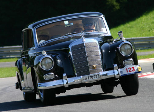 Factory prepared 1962 Type W111 220SEb sedan John and Jamie Pronker