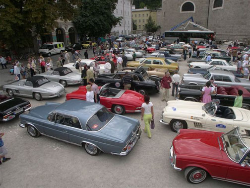 What a fabulous collection of Classic MercedesBenz 