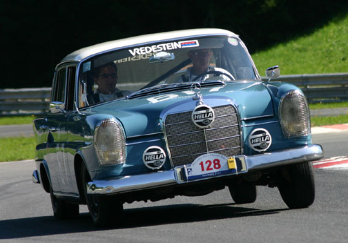 Factory prepared 1962 Type W111 220SEb sedan John and Jamie Pronker