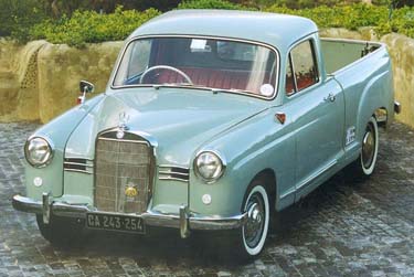 w120 Best of Show 87065 # Mercedes-Benz 180 BAKKIE anno di costruzione 1956 in verde 1:87 