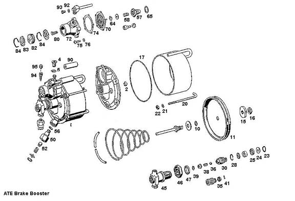 Mercedes brake booster rebuild